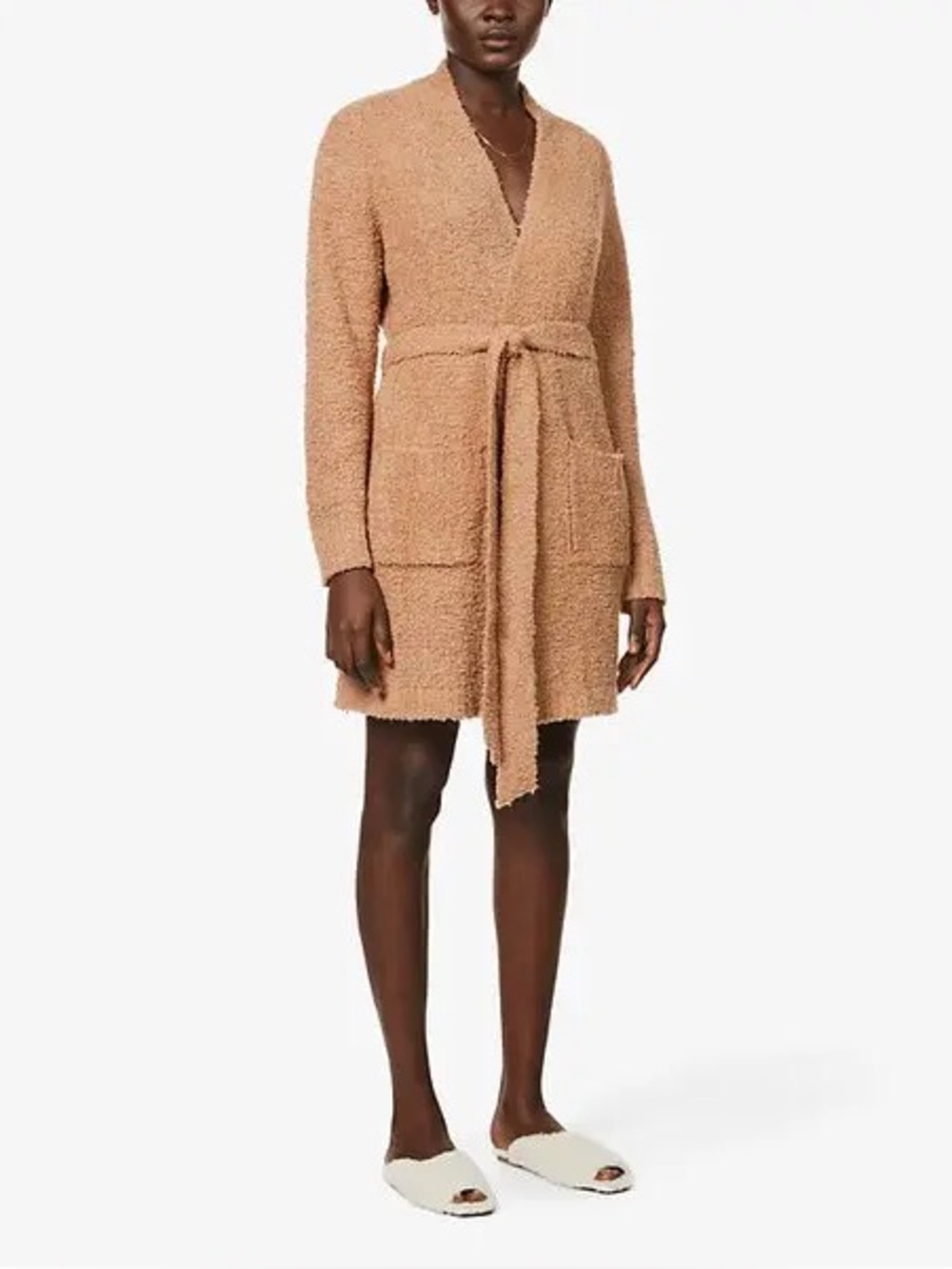 Skims Cozy Boucle Knitted Robe